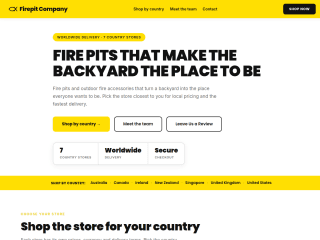 FirePit | COMPANY PAGE website preview