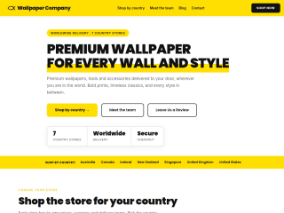 Wallpaper - COMPANY PAGE website preview
